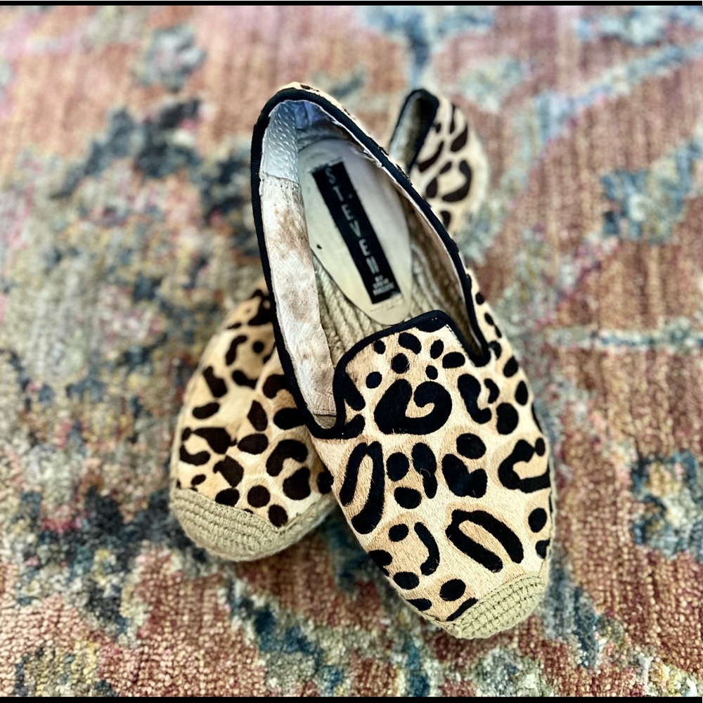 Steve Madden leopard print slip ons